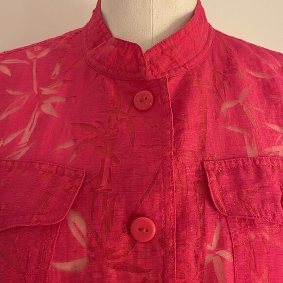 *Like New* Ruby Rd Pink Bolero-Type Jacket, 3/4 Length Sleeve | Size 14 - Picture 2 of 9